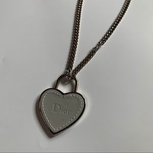 Authentic Dior Bag Charm Rework Necklace